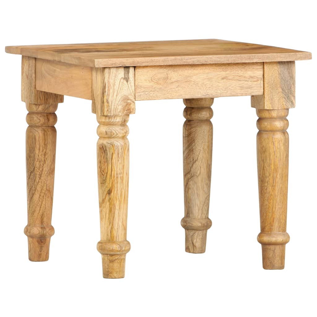 Table d'appoint 43 x 43 x 40 cm Bois de manguier massif - XIOS
