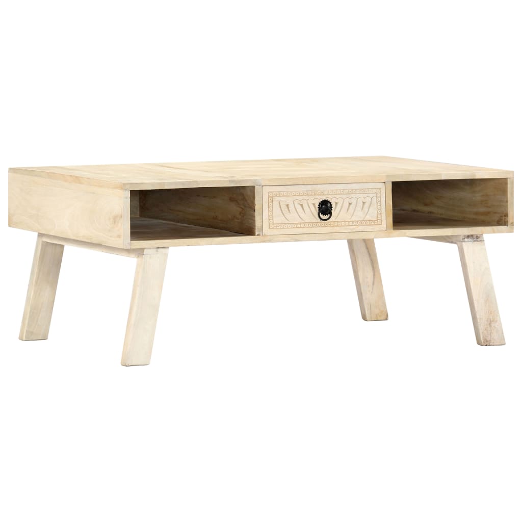 Table basse 100x60x40 cm Bois de manguier massif - XIOS