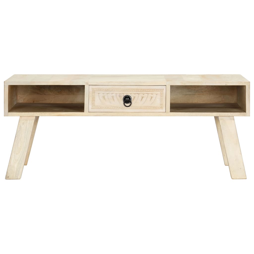 Table basse 100x60x40 cm Bois de manguier massif - XIOS