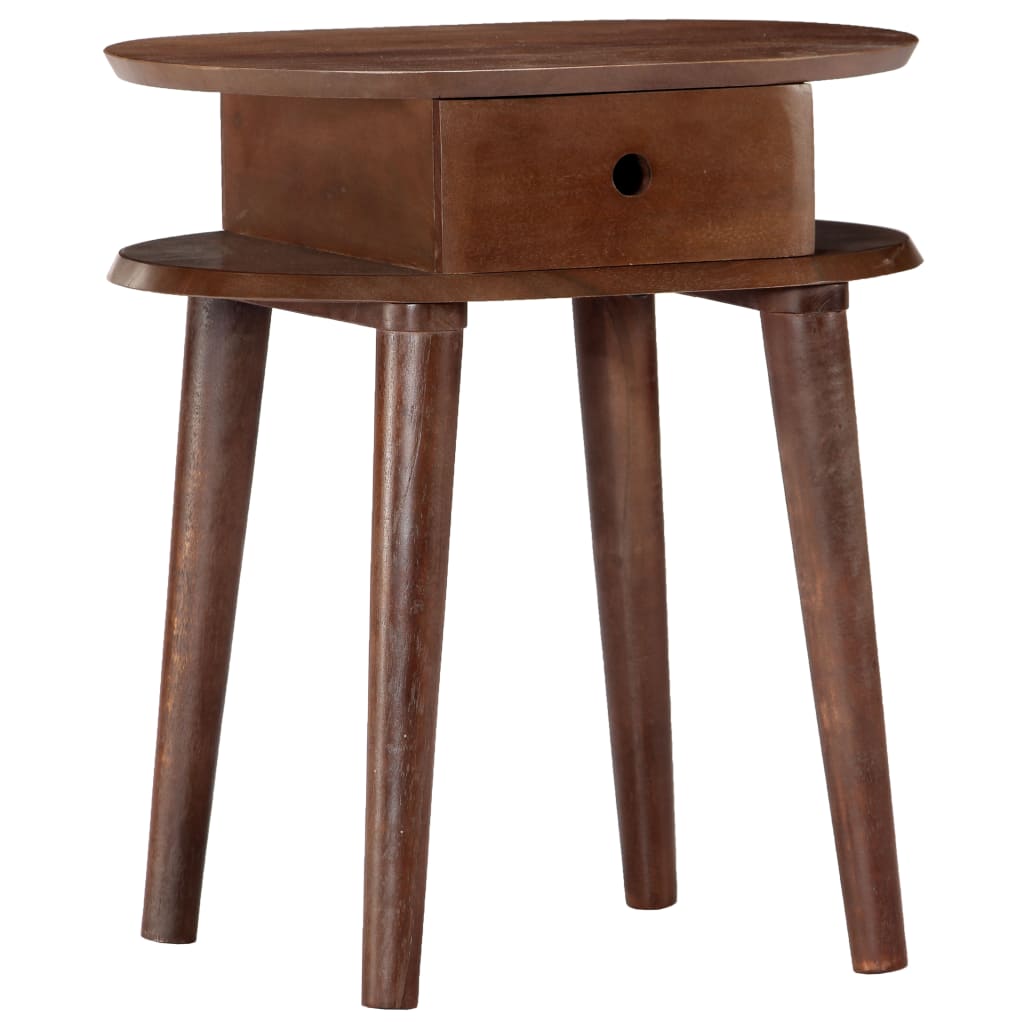 Table de chevet 50x35x55 cm en bois d'acacia massif - XIOS