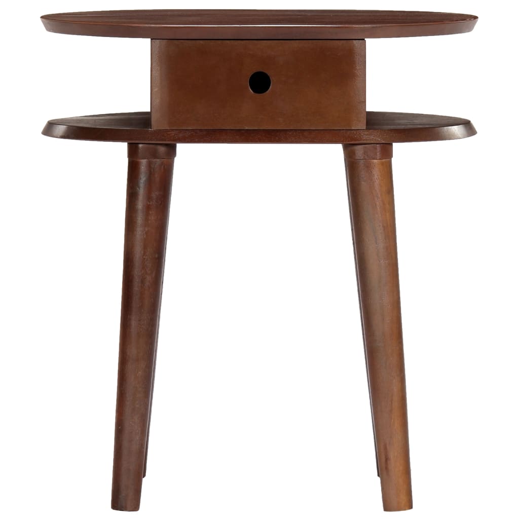 Table de chevet 50x35x55 cm en bois d'acacia massif - XIOS
