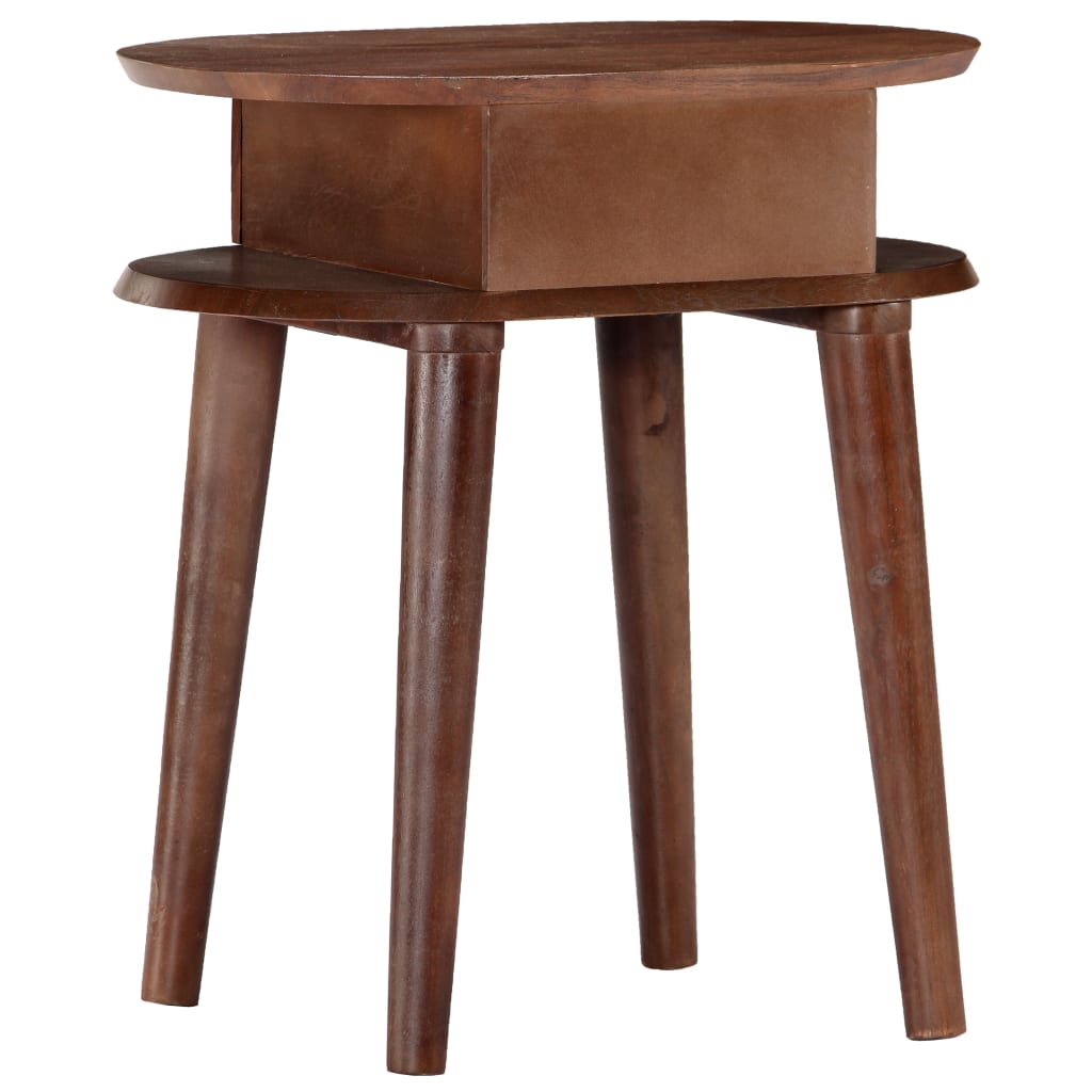 Table de chevet 50x35x55 cm en bois d'acacia massif - XIOS