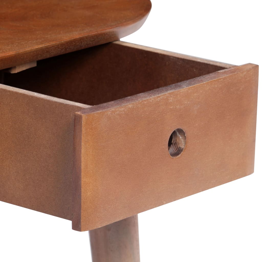 Table de chevet 50x35x55 cm en bois d'acacia massif - XIOS