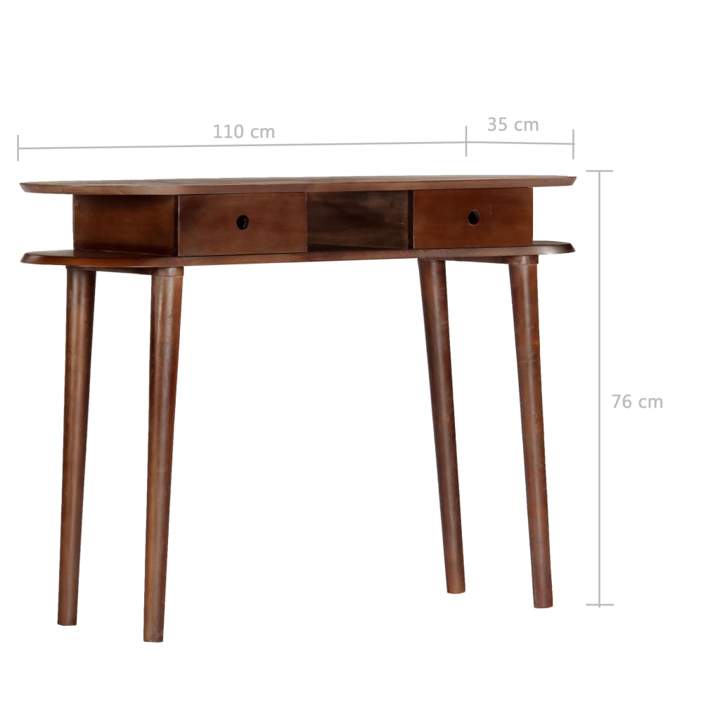 Console 110x35x76 cm en bois d'acacia massif - XIOS
