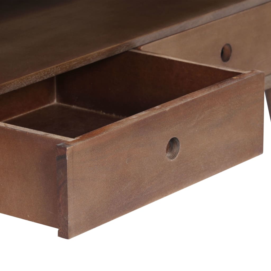 Meuble TV 110x35x50 cm Bois d'acacia solide - XIOS