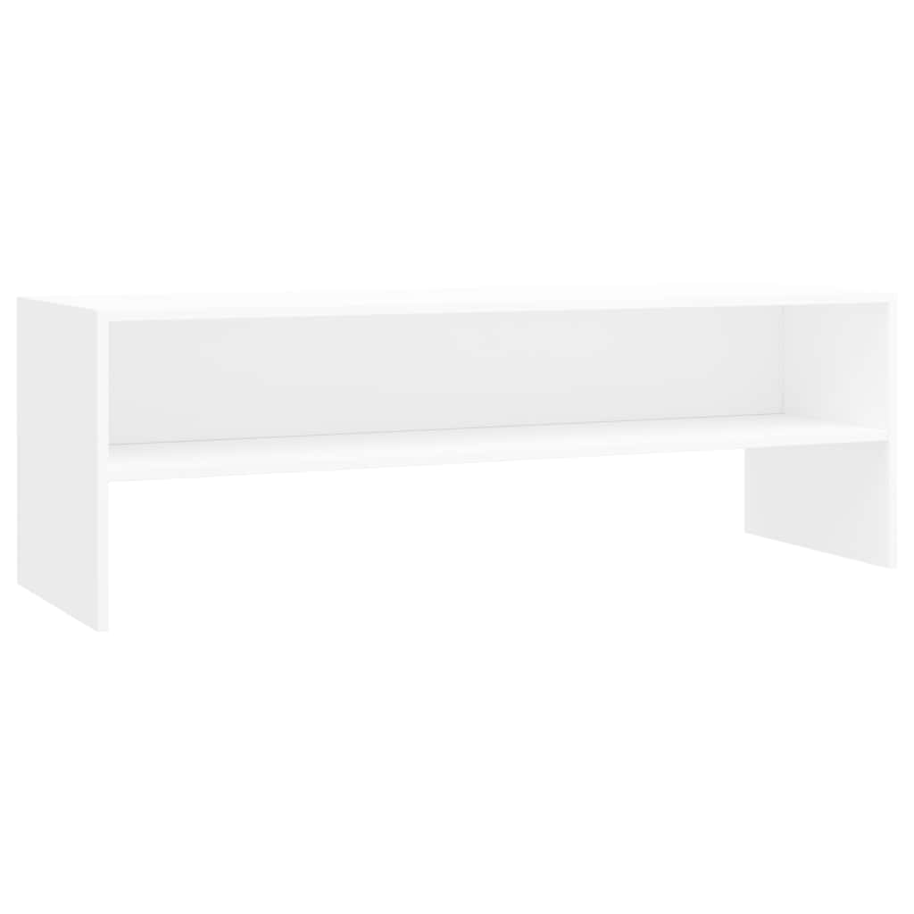 Meuble TV Blanc 120x40x40 cm Bois d'ingénierie - XIOS