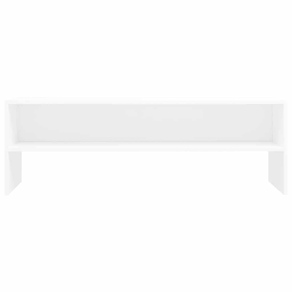 Meuble TV Blanc 120x40x40 cm Bois d'ingénierie - XIOS