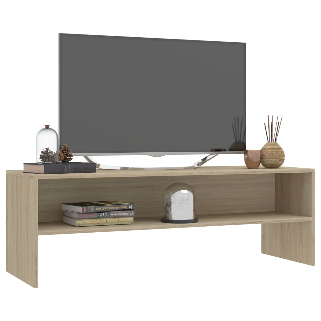 Meuble TV Chêne sonoma 120x40x40 cm Bois d'ingénierie - XIOS