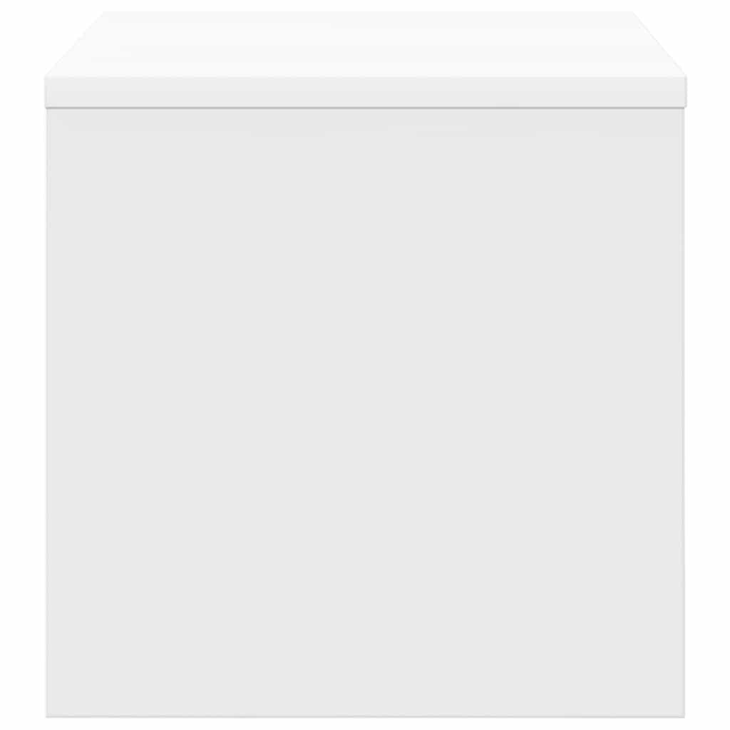 Table de chevet Blanc 40x30x30 cm Bois d'ingénierie - XIOS