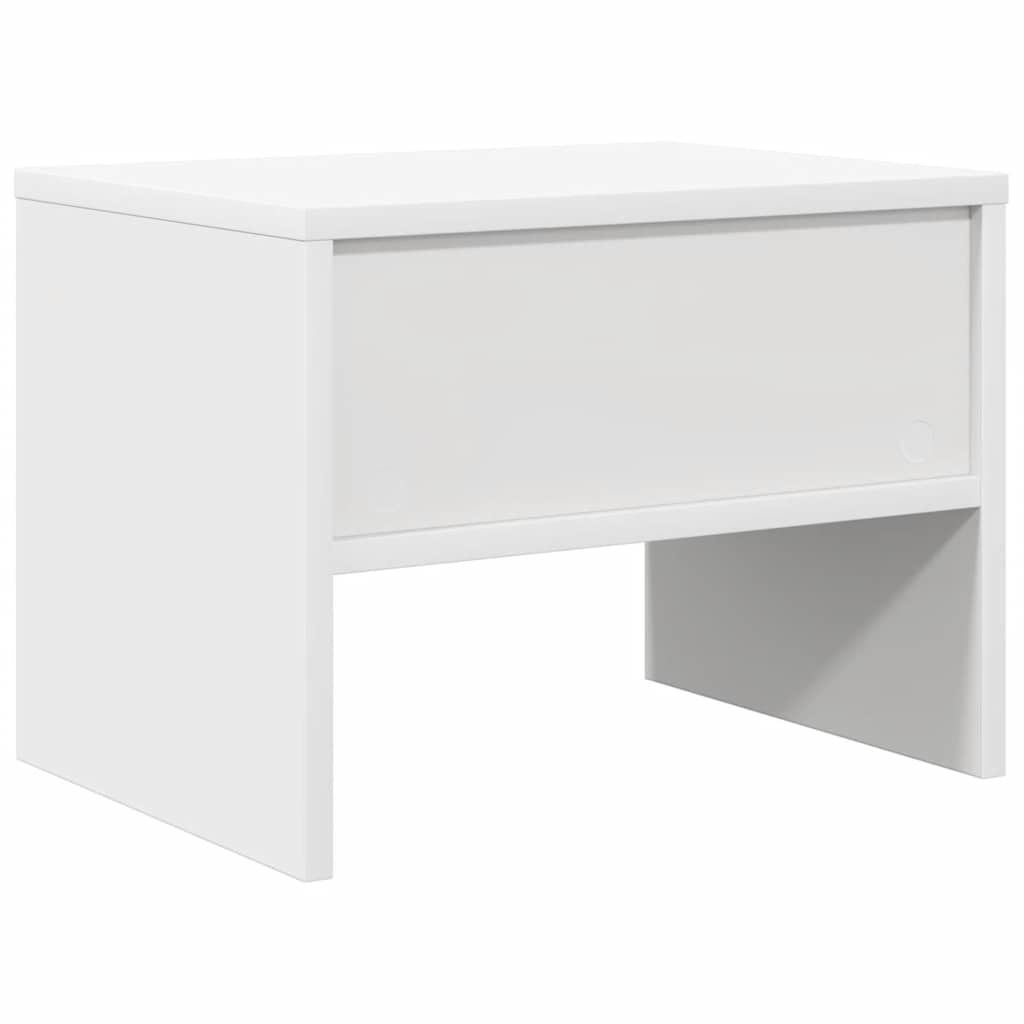 Tables de chevet 2 pcs Blanc 40x30x30 cm Bois d'ingénierie - XIOS