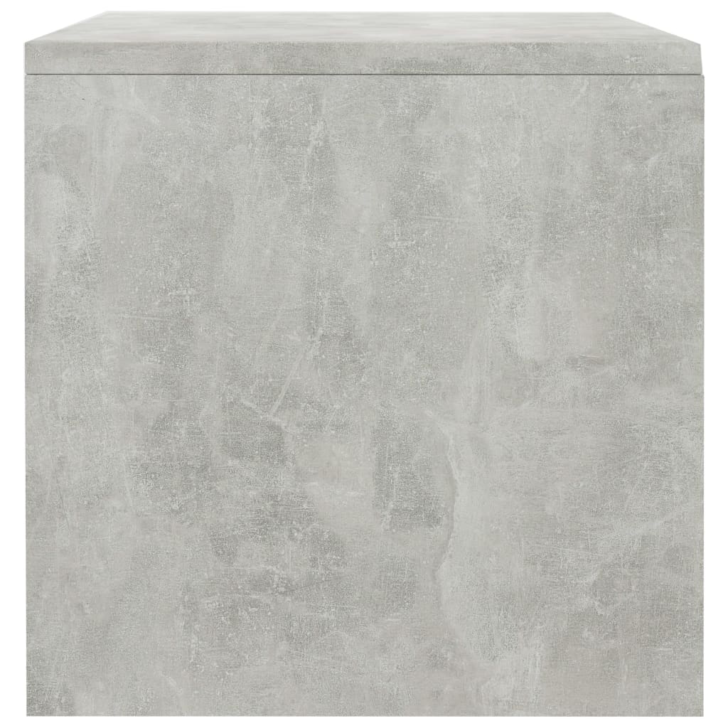 Tables de chevet 2 pcs Gris béton 40x30x30 cm Bois ingénierie - XIOS