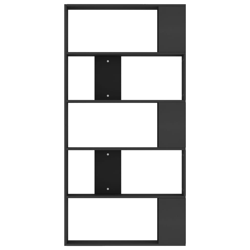 Bibliothèque/Séparateur de pièce Noir Bois d’ingénierie - XIOS