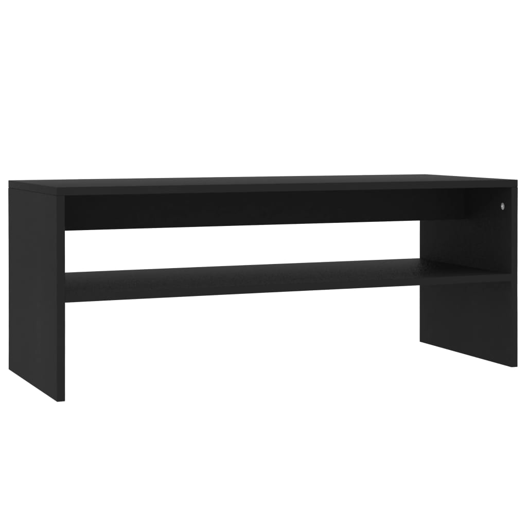 Table basse Noir 100x40x40 cm Bois d'ingénierie - XIOS