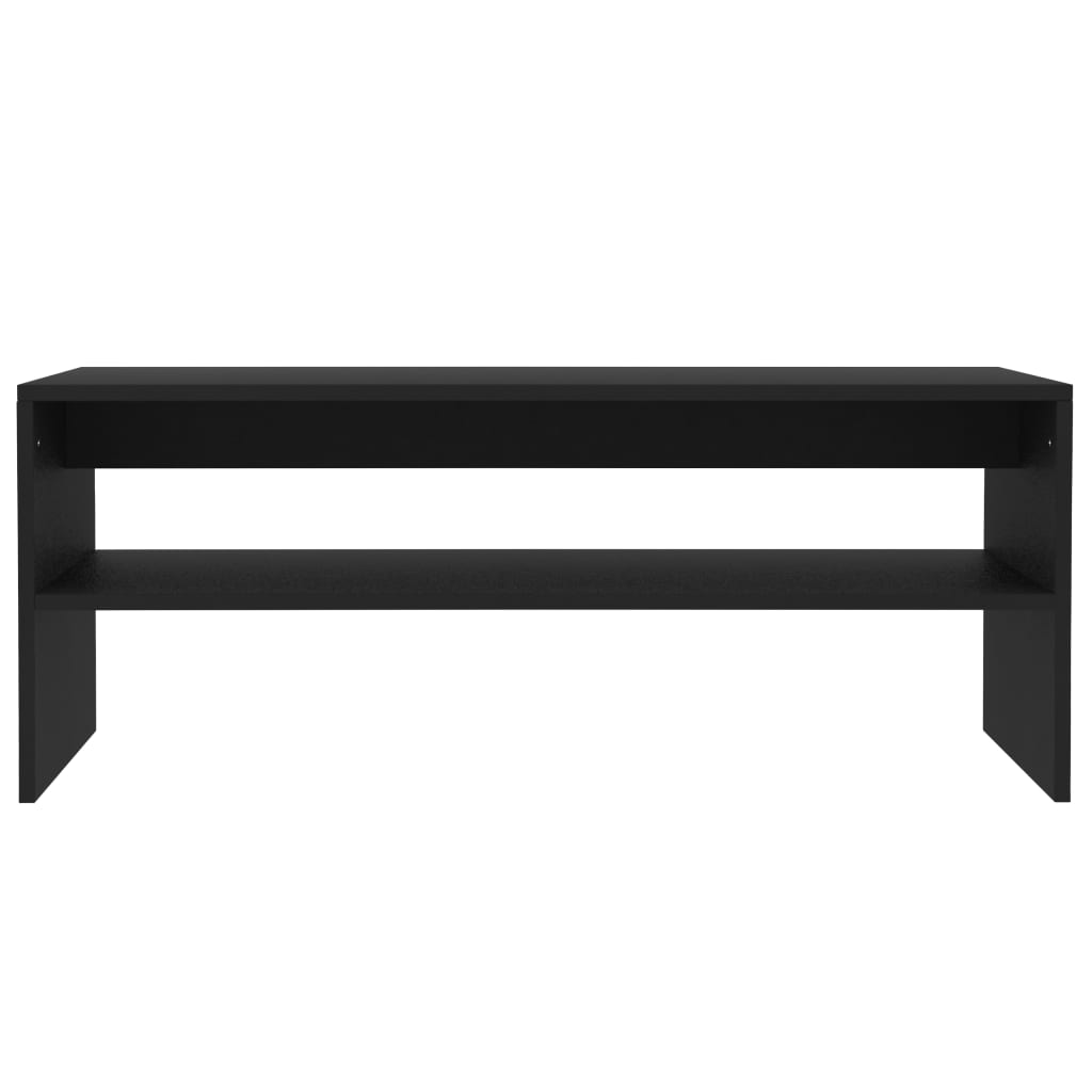 Table basse Noir 100x40x40 cm Bois d'ingénierie - XIOS