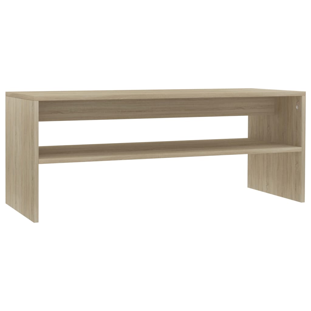 Table basse Chêne sonoma 100x40x40 cm Bois d'ingénierie - XIOS