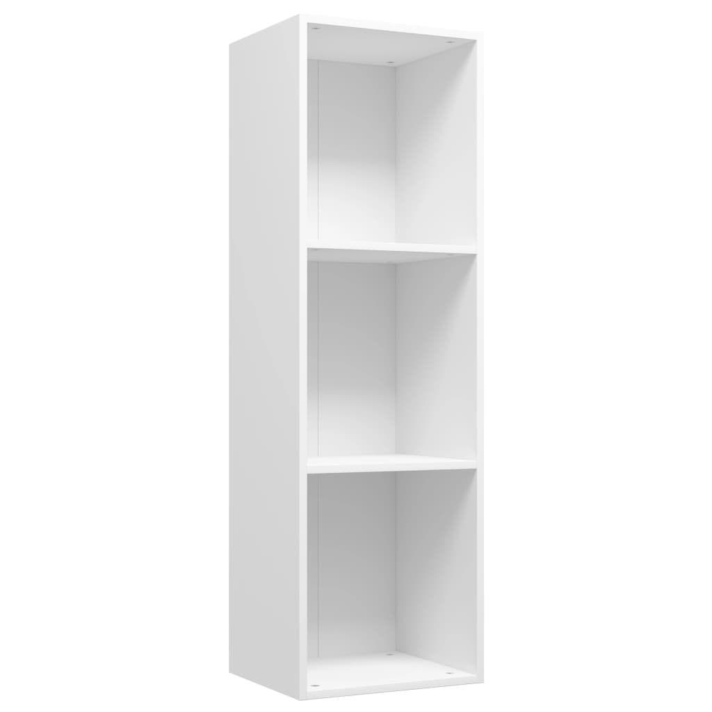 Bibliothèque/Meuble TV Blanc 36x30x114 cm Bois d'ingénierie - XIOS