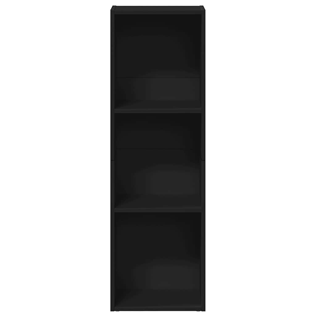 Bibliothèque/Meuble TV noir 36x30x114 cm bois d'ingénierie - XIOS