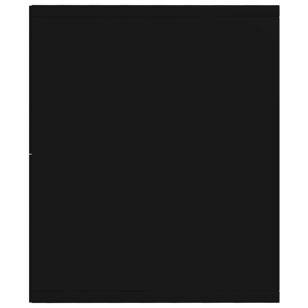 Bibliothèque/Meuble TV noir 36x30x114 cm bois d'ingénierie - XIOS