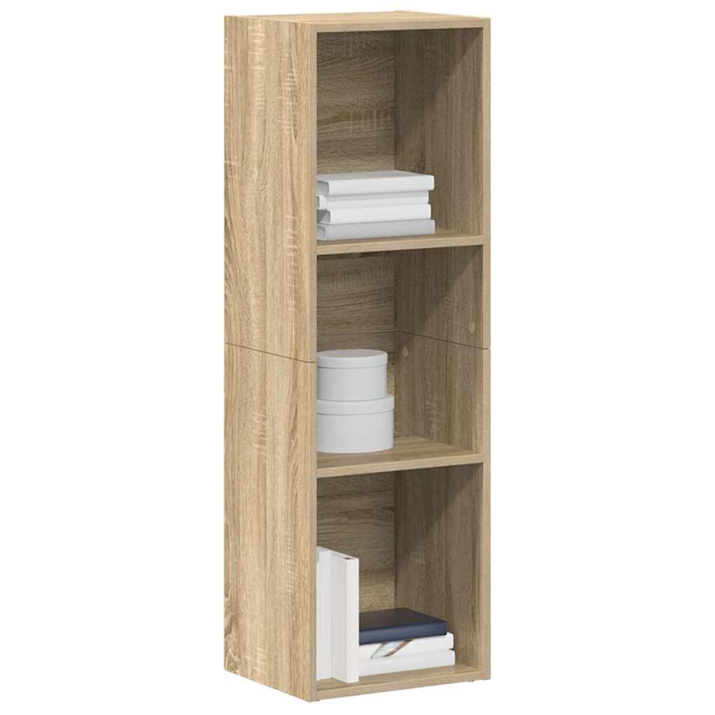 Bibliothèque/Meuble TV chêne sonoma bois d'ingénierie - XIOS