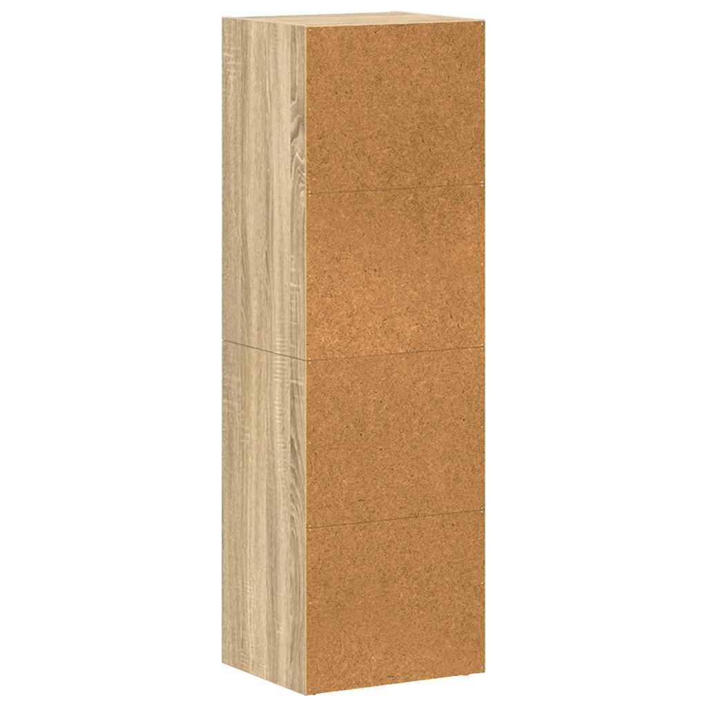 Bibliothèque/Meuble TV chêne sonoma bois d'ingénierie - XIOS
