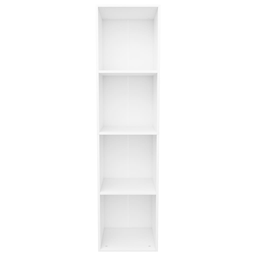 Bibliothèque/Meuble TV Blanc 36x30x143 cm Bois d'ingénierie - XIOS