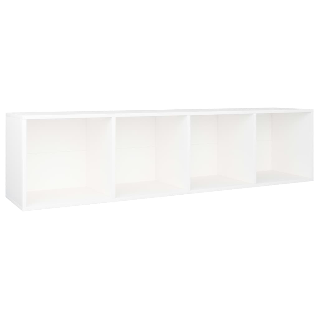 Bibliothèque/Meuble TV Blanc 36x30x143 cm Bois d'ingénierie - XIOS