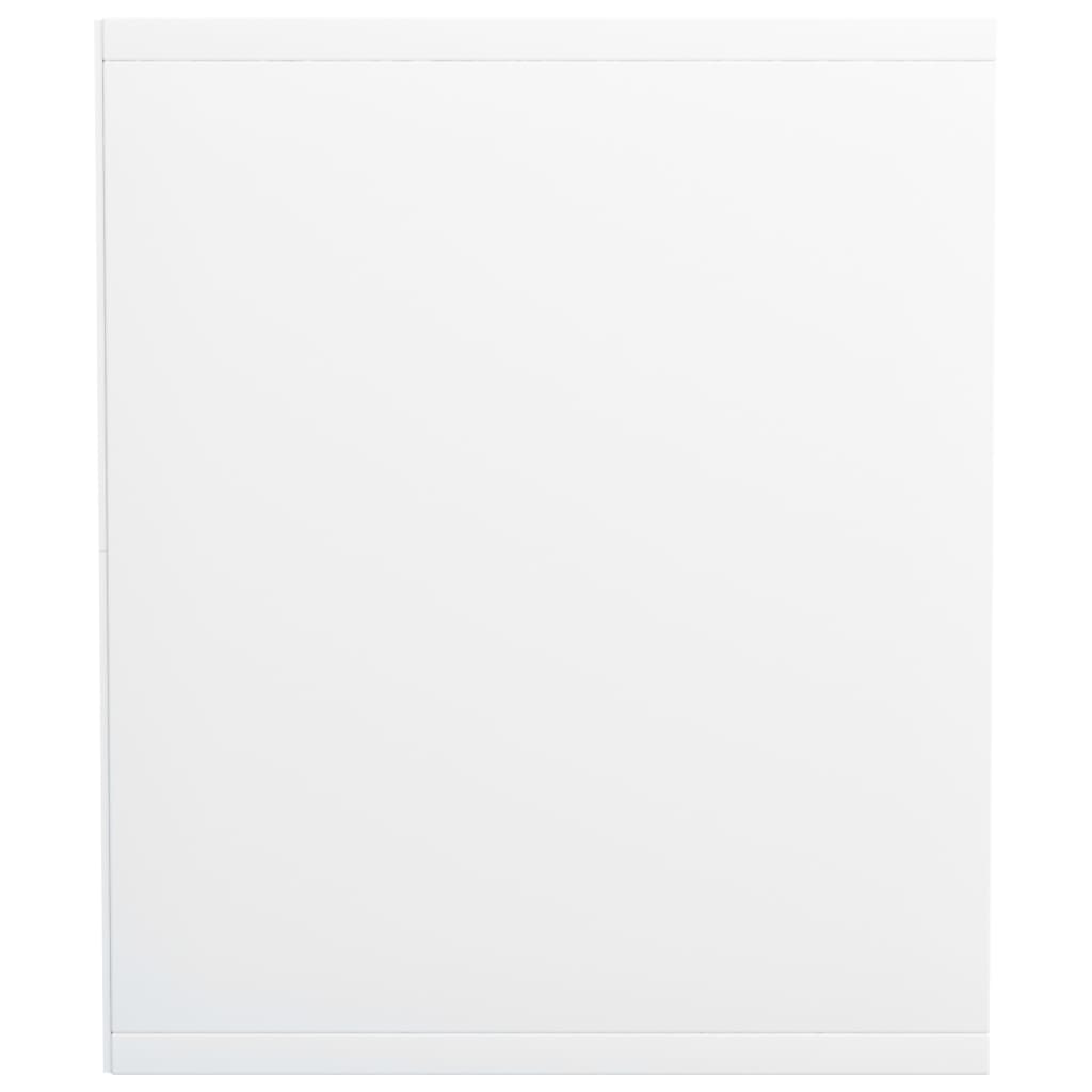 Bibliothèque/Meuble TV Blanc 36x30x143 cm Bois d'ingénierie - XIOS