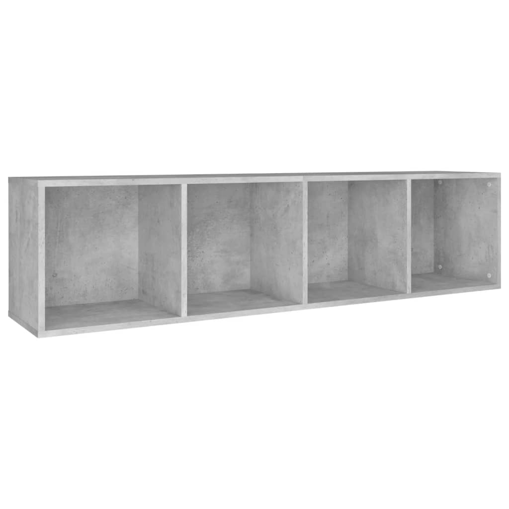 Bibliothèque/Meuble TV Gris béton 36x30x143cm Bois d’ingénierie - XIOS