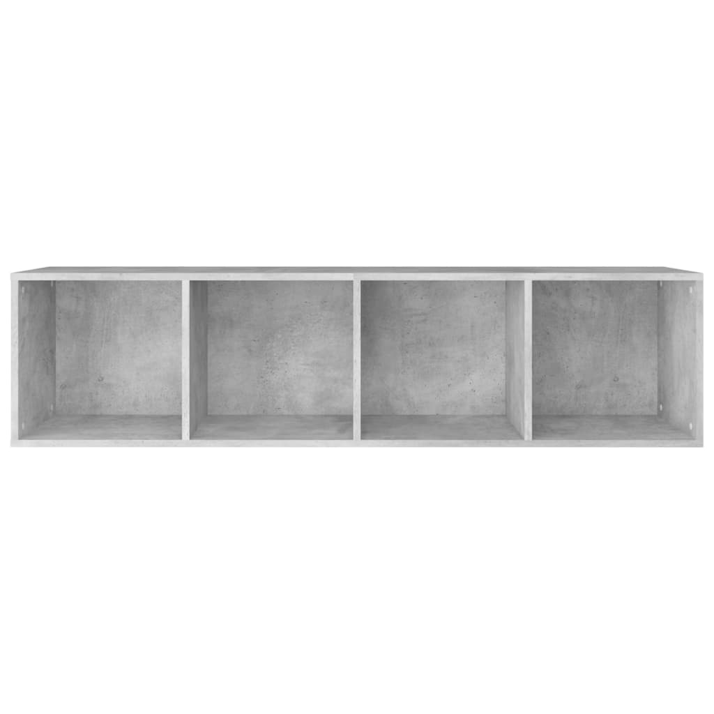 Bibliothèque/Meuble TV Gris béton 36x30x143cm Bois d’ingénierie - XIOS