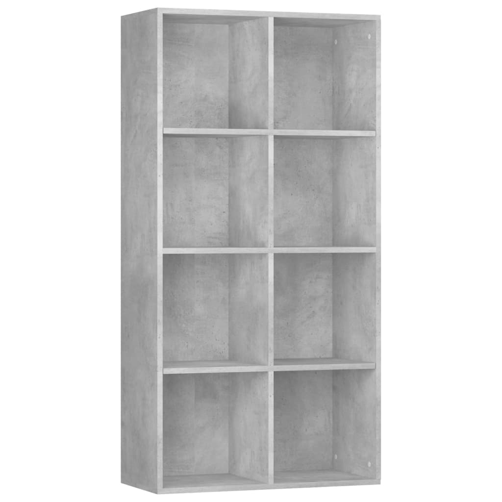 Bibliothèque/Buffet Gris béton 66x30x130 cm Bois d’ingénierie - XIOS