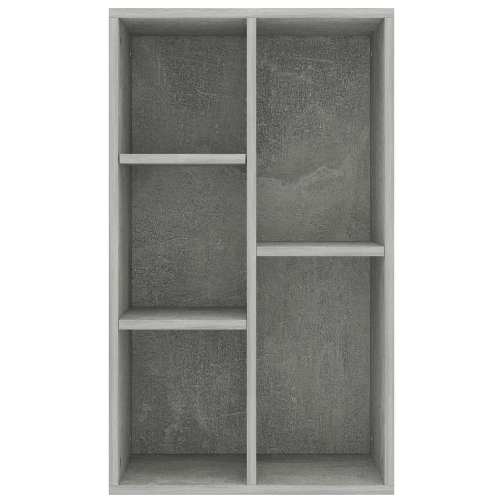 Bibliothèque/Buffet Gris béton 50x25x80 cm Bois d’ingénierie - XIOS
