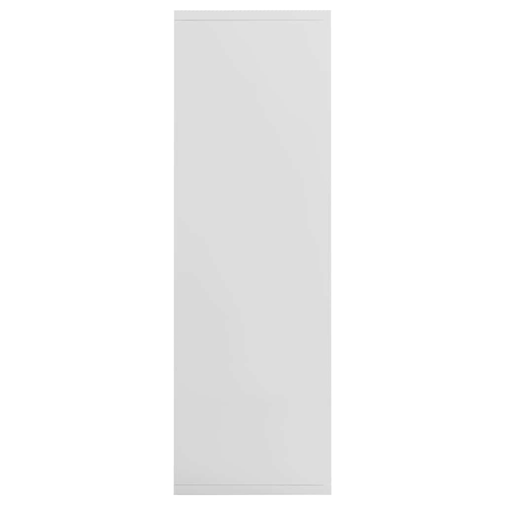 Bibliothèque/buffet blanc brillant 50x25x80cm Bois d’ingénierie - XIOS