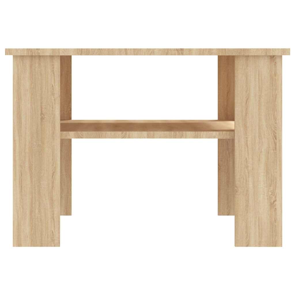 Table basse Chêne sonoma 60x60x42 cm Bois d’ingénierie - XIOS