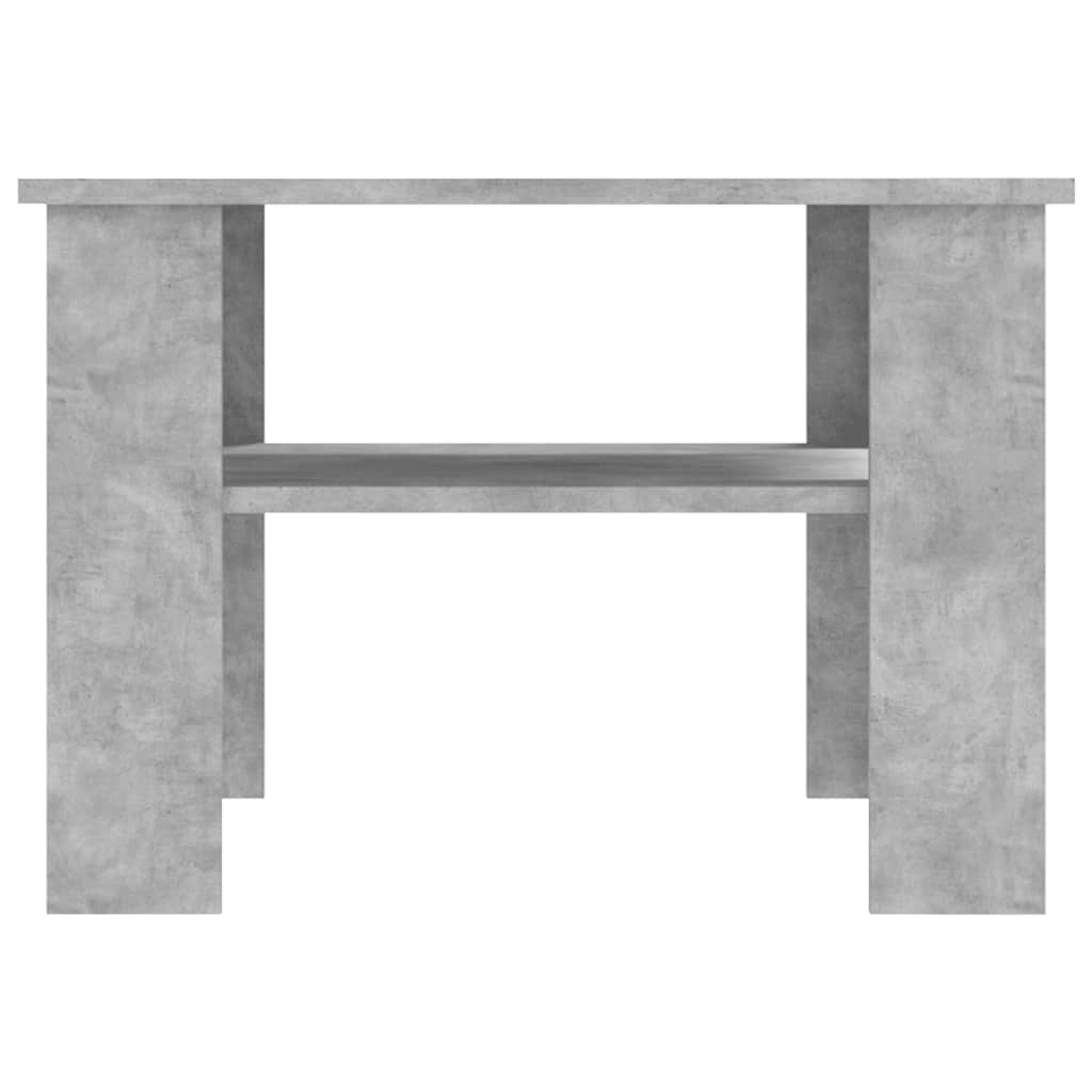 Table basse Gris béton 60x60x42 cm Bois d’ingénierie - XIOS