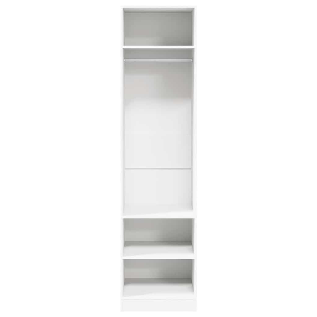Garde-robe Blanc 50x50x200 cm Bois d'ingénierie - XIOS