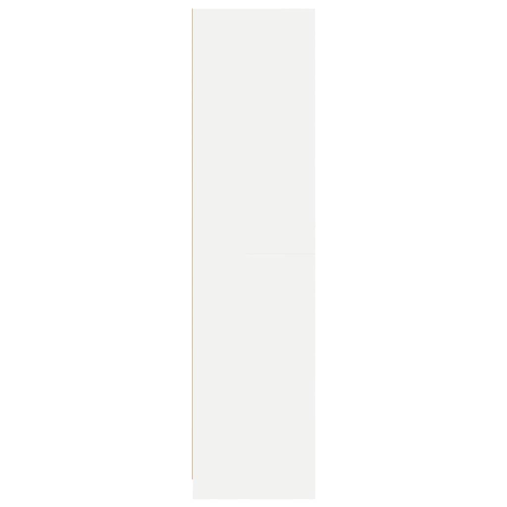 Garde-robe Blanc 50x50x200 cm Bois d'ingénierie - XIOS