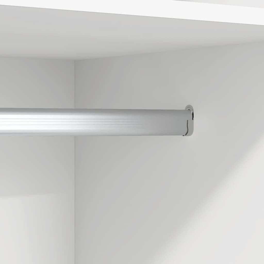 Garde-robe Blanc 50x50x200 cm Bois d'ingénierie - XIOS