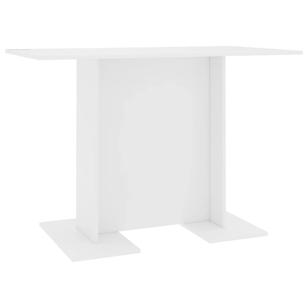 Table de salle à manger Blanc 110 x 60 x 75 cm Bois ingénierie - XIOS