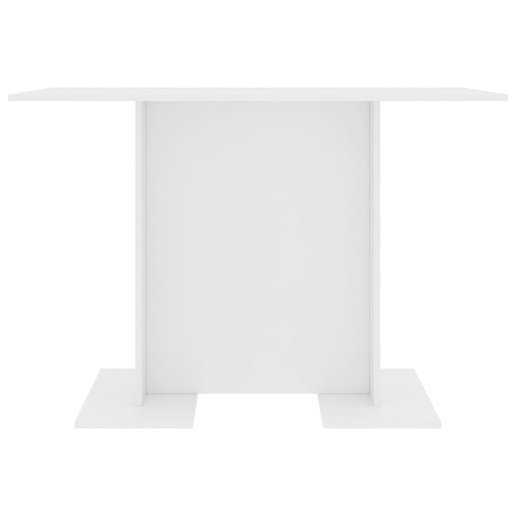 Table de salle à manger Blanc 110 x 60 x 75 cm Bois ingénierie - XIOS