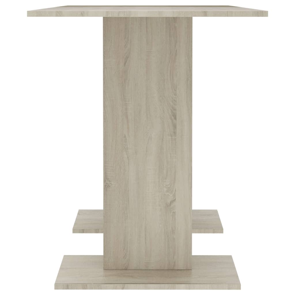Table de salle à manger Chêne sonoma 110 x 60 x 75 cm Aggloméré - XIOS