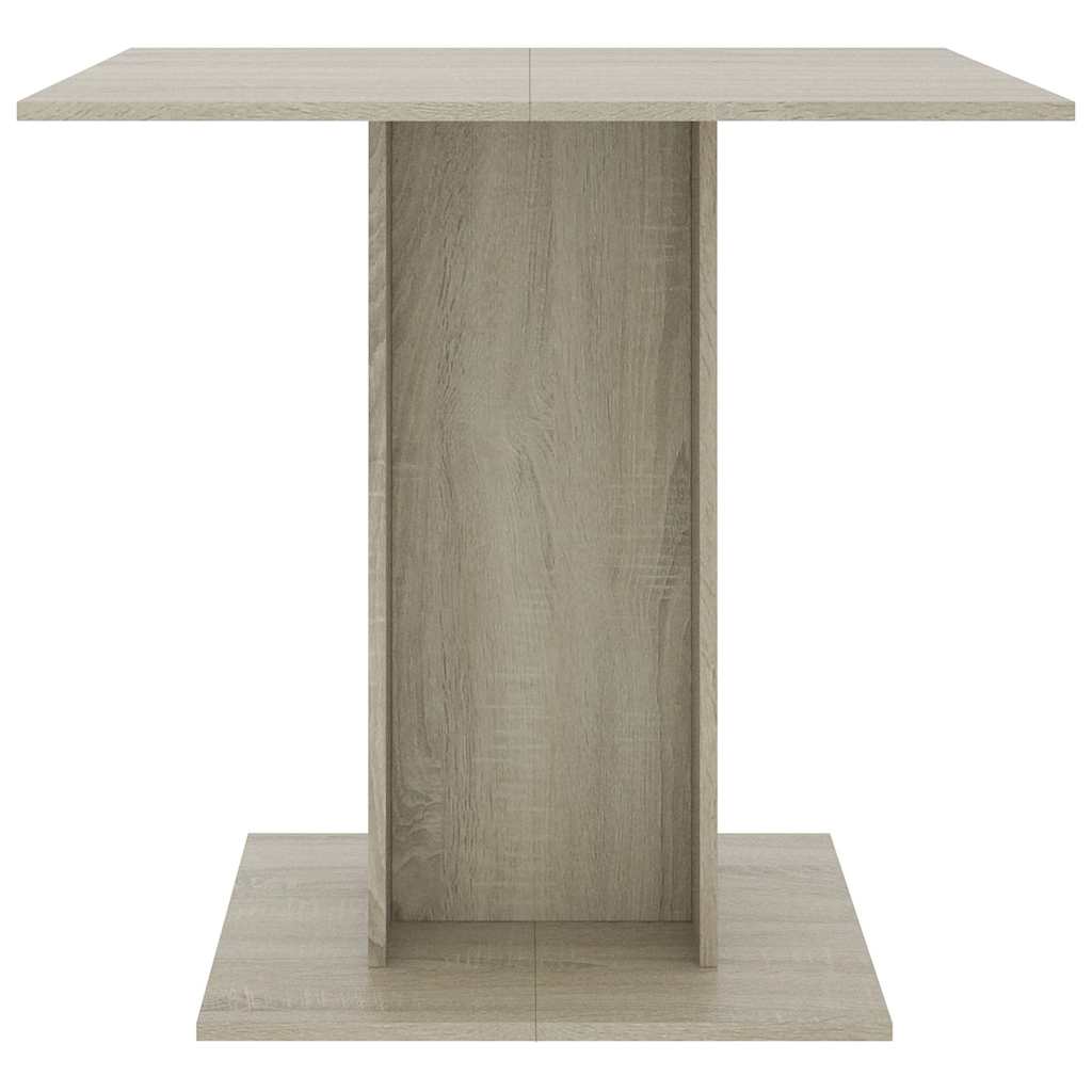 Table à dîner Chêne sonoma 80x80x75 cm Bois d'ingénierie - XIOS