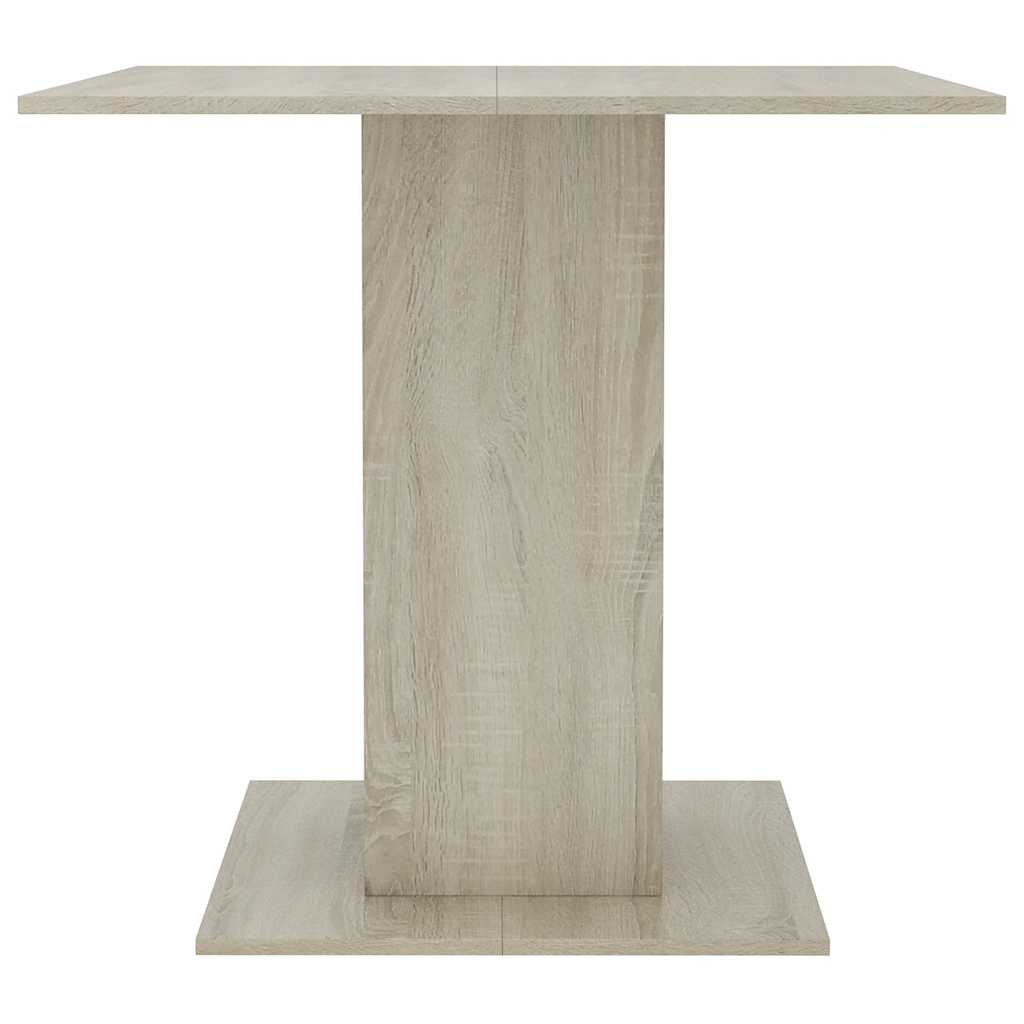 Table à dîner Chêne sonoma 80x80x75 cm Bois d'ingénierie - XIOS