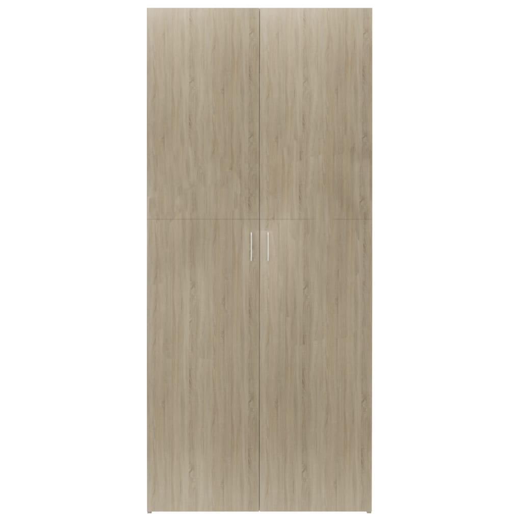 Armoire à chaussures Chêne sonoma 80x35,5x180cm Bois ingénierie - XIOS
