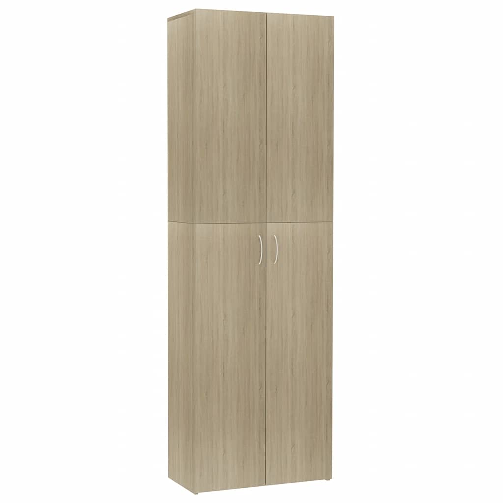 Armoire de bureau Chêne sonoma 60x32x190 cm Bois d'ingénierie - XIOS