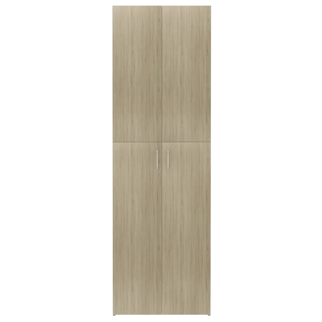Armoire de bureau Chêne sonoma 60x32x190 cm Bois d'ingénierie - XIOS
