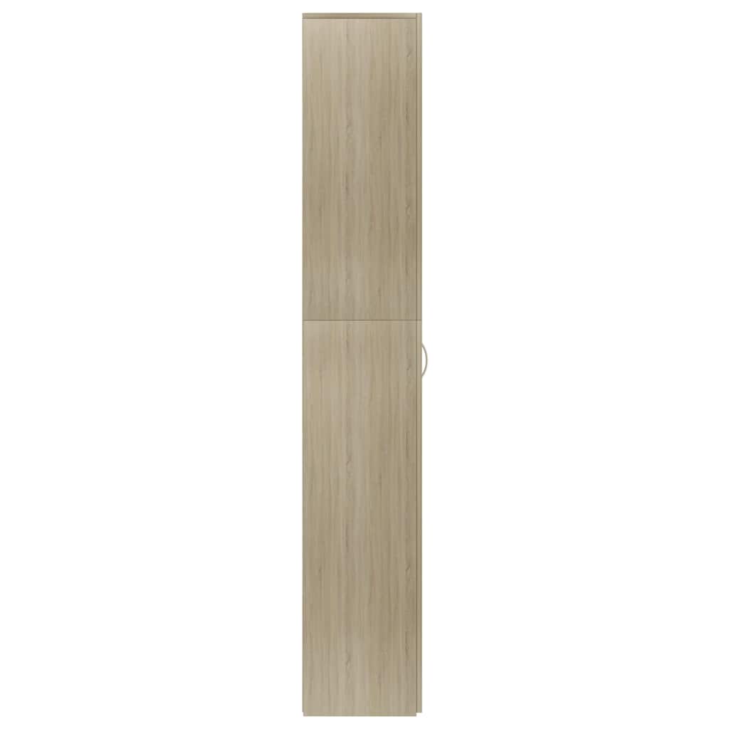 Armoire de bureau Chêne sonoma 60x32x190 cm Bois d'ingénierie - XIOS