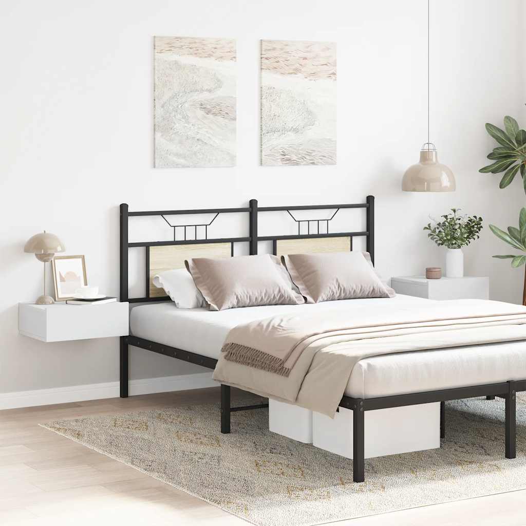 Tables de chevet flottantes 2 pcs Blanc bois d’ingénierie - XIOS