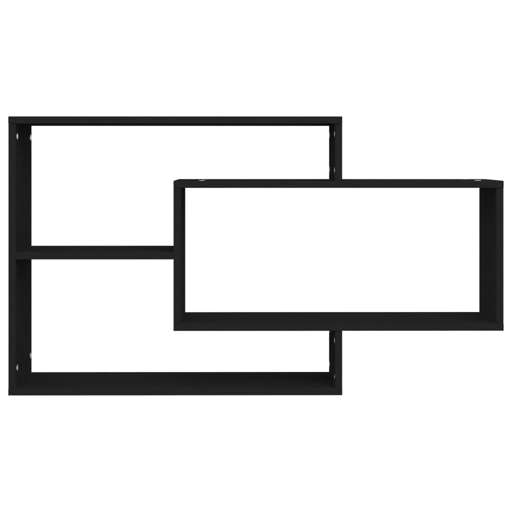 Étagères murales noir 104x20x58,5 cm Bois d'ingénierie - XIOS