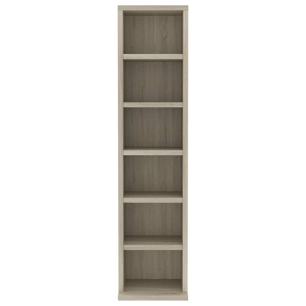 Armoire à CD Chêne sonoma 21x20x88 cm Bois d'ingénierie - XIOS