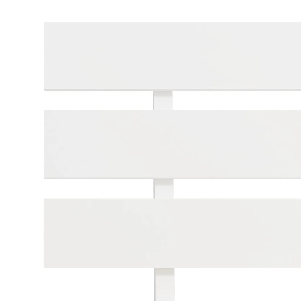 Cadre de lit sans matelas blanc bois de pin massif 120x200 cm - XIOS